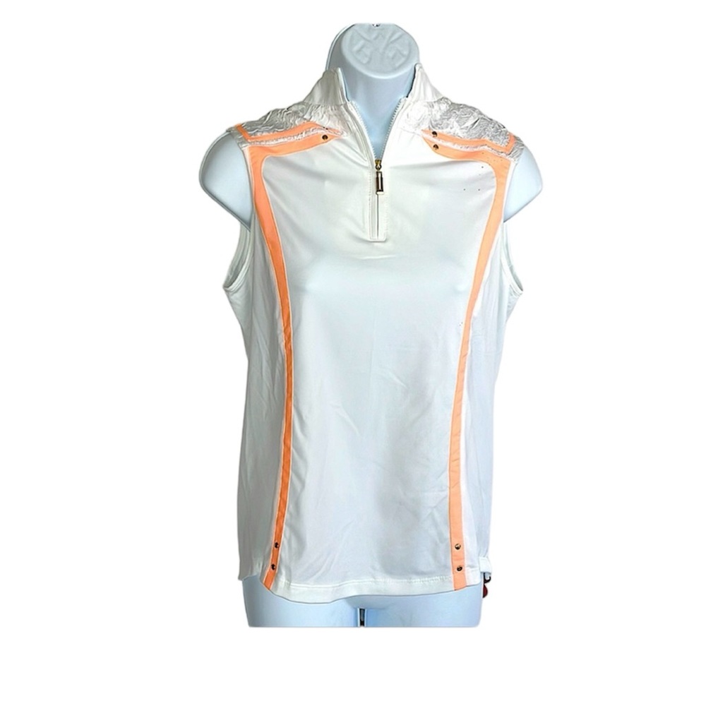 Jamie Sadock Women's Golf Sleeveless  Shirt 1/4 zipper S